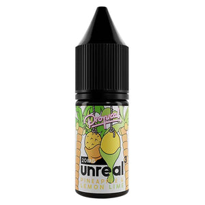 Unreal Raspberry Nic Salts - Pineapple Lemon Lime E Liquid-Fogfathers