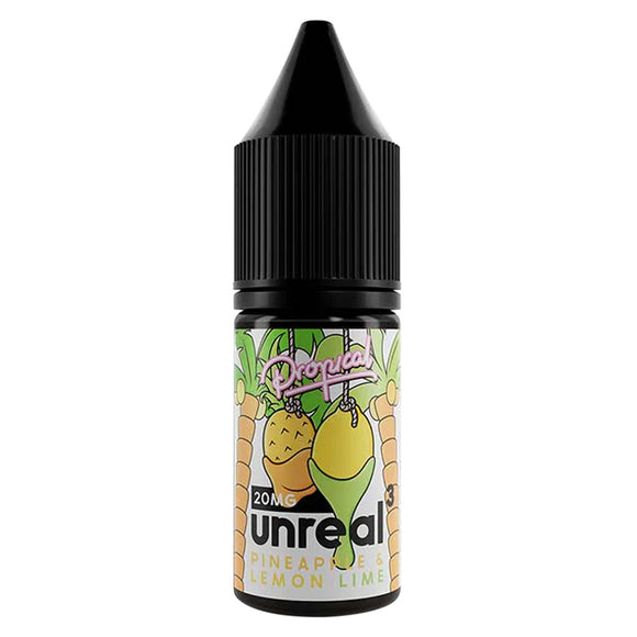 Unreal Raspberry Nic Salts - Pineapple Lemon Lime E Liquid-Fogfathers