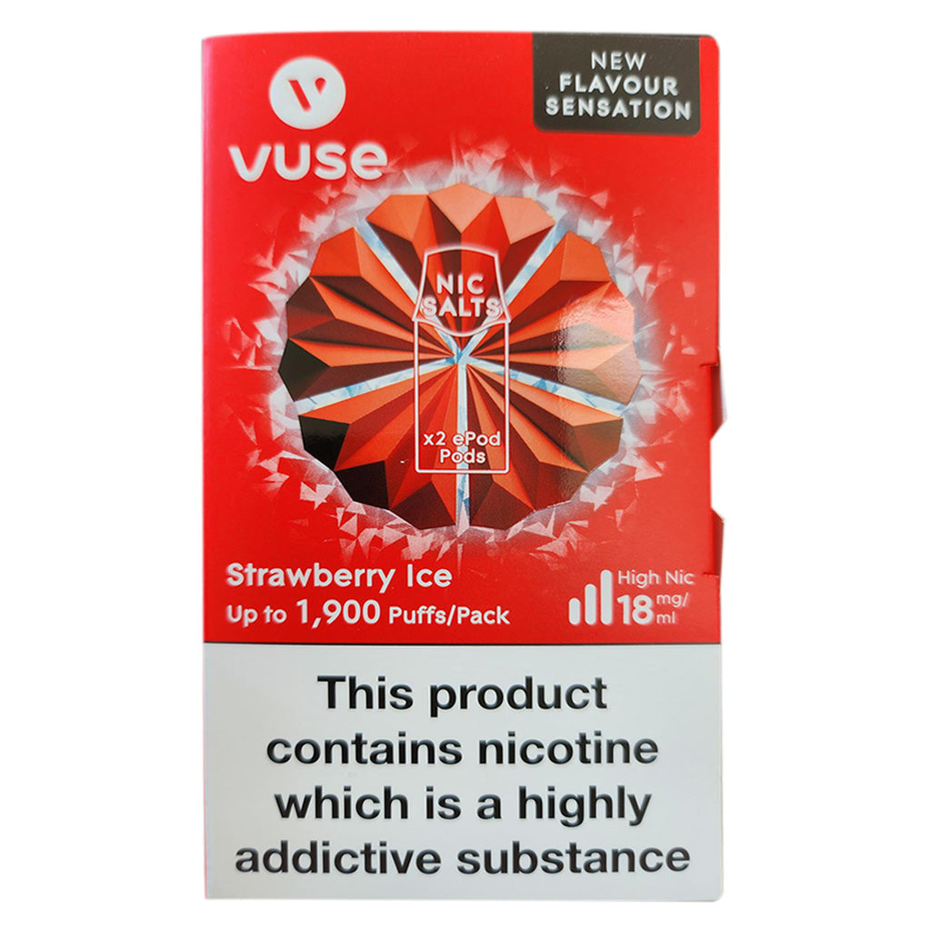 Vuse ePod Pod - Strawberry Ice | From 5.50 | Fogfathers Vuse ePod Pod - Strawberry Ice | From 5.50 | Fogfathers